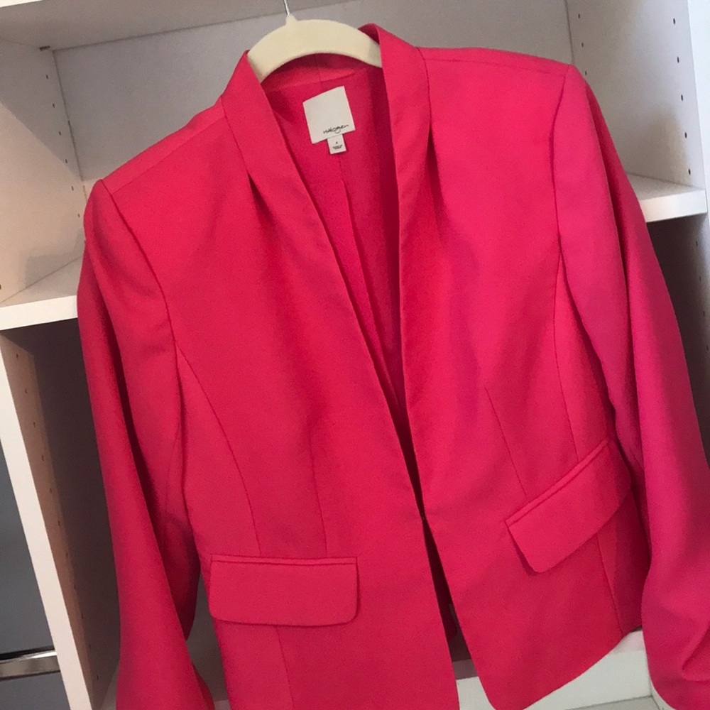 Halogen hot pink blazer